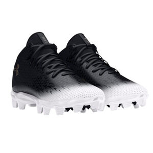 Under Armour Mens Spotlight Fran RM 4.0 Cleats US 16M EU 50.5 White Black EUC
